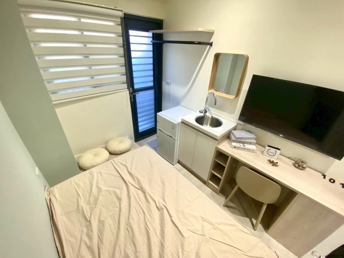 機車位走路崇德萬客火鍋可租房屋補助北屯過一個路口北區秒殺整棟新蓋全新未住採光超好小資族多間可選任你挑選間間陽台獨洗曬部分流理台電梯套房（第1張）