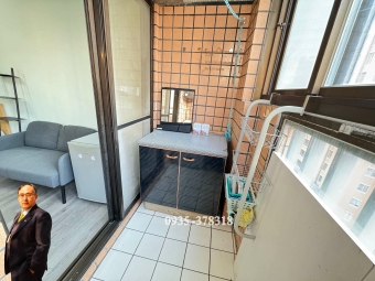 【可租補】勤美誠品-高樓層｜邊間｜雙陽台大套房-24小時管理（第7張）