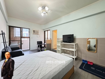 【可租補】勤美誠品-高樓層｜邊間｜雙陽台大套房-24小時管理（第5張）