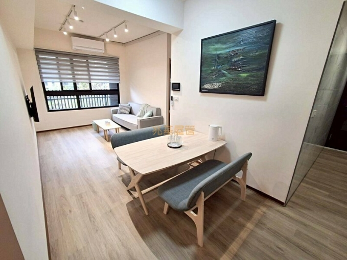 兆基社會住宅🏠2房平車輕裝潢家具電器可租補設籍（第1張）