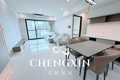竹北喜來登遠百蛋黃區/全新完工/平面固定連號雙車位/傢俱齊全（第3張）