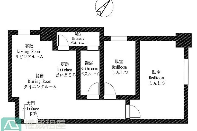 阿辰x可租補x近高鐵x平車大2房|自由朗誦|R15生態園區|（第2張）