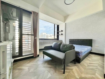 東海大套房🏆可貓狗✨雙租補✨質感裝潢🌳陽台獨洗曬（第2張）