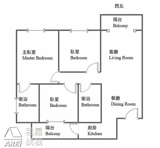 向Young｜榮總｜霞海特區｜全新三房平車空屋｜可租補 - Image 2