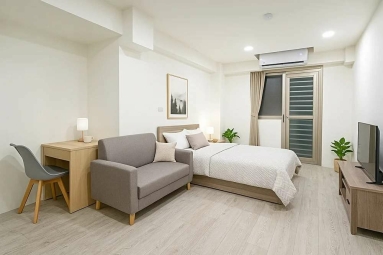 💓中山國中捷運/陽台電梯套房/近榮星花園/短租可議（第1張）