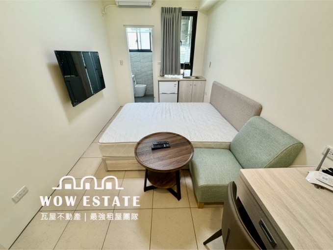 陽台獨洗🍀稀有可貓🍀流理台🍀雙租屋補助🍀電梯🍀子母車🍀飲水機🍀可報稅（第1張）