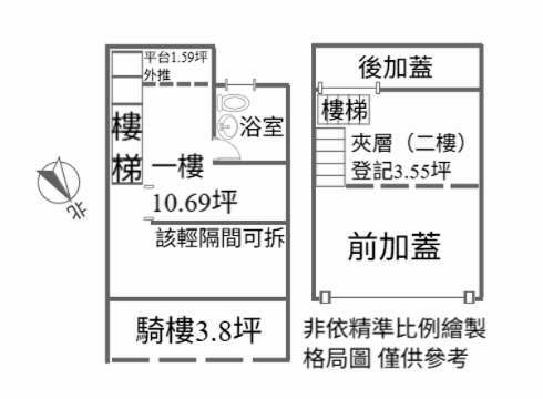 獨家》挑高6米樓中樓!使用空間大!秀朗&景平雙捷運(第2張)