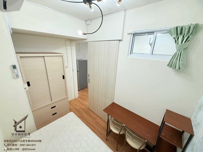 一中2房1廳🉑️乖寵🉑️貓🉑️狗💜日班管理員💜變頻冷暖氣💜陽台獨洗曬💜流理台、雙門冰箱💜子母車（第4張）