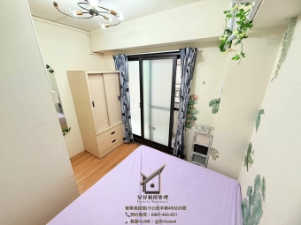 一中2房1廳🉑️乖寵🉑️貓🉑️狗💜日班管理員💜變頻冷暖氣💜陽台獨洗曬💜流理台、雙門冰箱💜子母車（第2張）