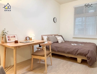 58C靜謐雅房、租補、短租月租、近永春站5分鐘（第1張）
