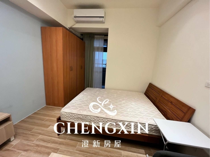 🌳竹北大遠百旁/電梯大樓大套房 🌳精緻裝潢/木質地板/獨立流理台可開伙 🌳獨立陽台洗衣機/警衛管理/附固定汽車位 - Image 5