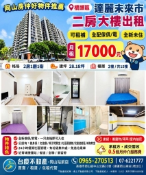 橋頭未來市#二房大樓出租~岡山賣屋林丹（第1張）