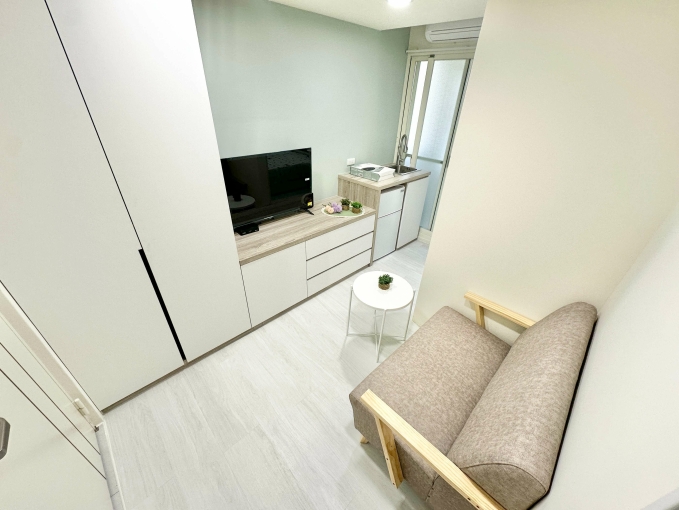 全新裝潢☆雙租補☆正一房一廳☆陽台流理台（第3張）