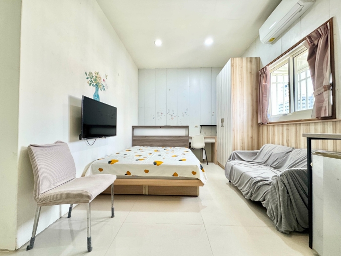 勤美套房☆獨洗窗曬☆流理台☆飲水機☆子母車（第8張）