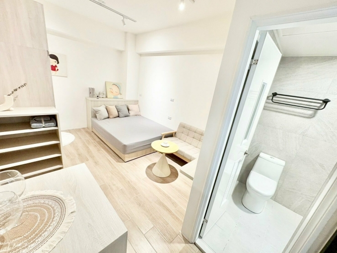 全新未住✅雙租補✅陽台獨洗✅機車位✅飲水機子母車✅近一中精武火車站（第4張）