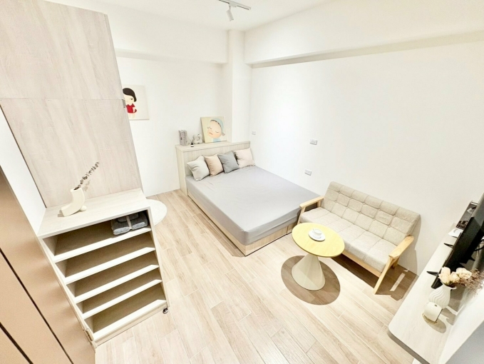 全新未住✅雙租補✅陽台獨洗✅機車位✅飲水機子母車✅近一中精武火車站（第1張）