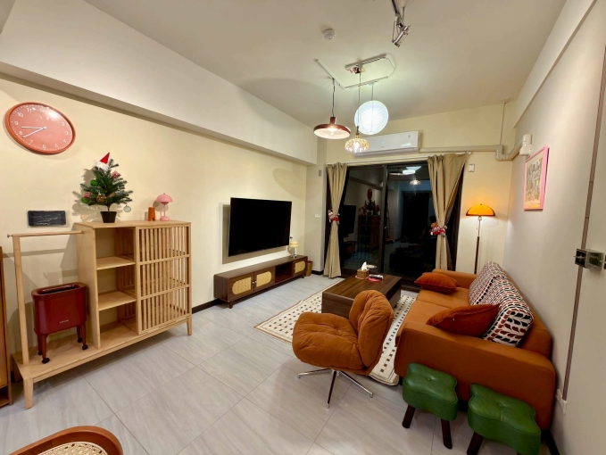 安南區-良勳森悅3房平車 溫馨裝潢 全新家具電（第1張）