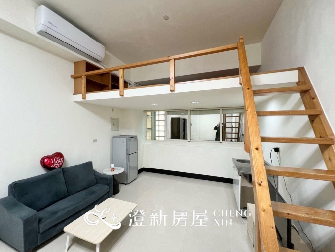 🎉金山街安靜後段/近竹科後門/一房一廳樓中樓/獨立洗衣機獨立曬衣窗台/有電梯/警衛管理/台水台電/室內機車位/獨立流理臺可開伙🎉（第2張）