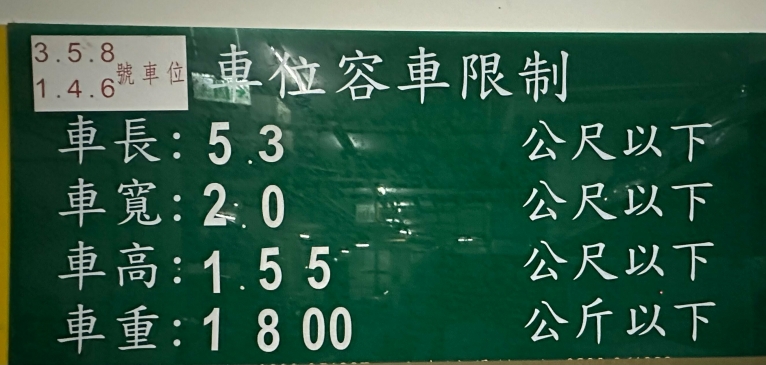 捷運古亭站周邊中正香榭坡道機械車位出租（第2張）