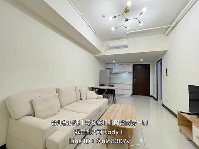 ☀️台北橋捷運共構宅/陽台高樓景觀兩房/可養寵物可租補(第4張)