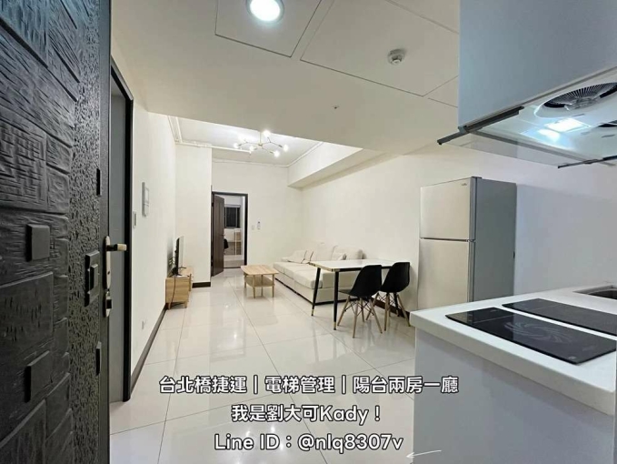 ☀️台北橋捷運共構宅/陽台高樓景觀兩房/可養寵物可租補(第1張)