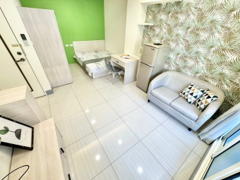 超新電梯套房☆可租補@陽台@流理臺@大空間@飲水機@子母車（第1張）