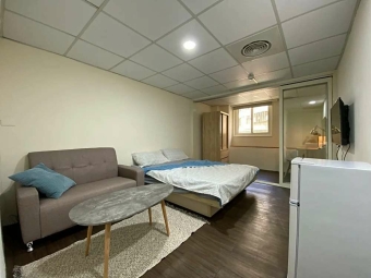 💓府中捷運電梯套房/電費0元/可養寵物/代收垃圾水費都免費（第1張）