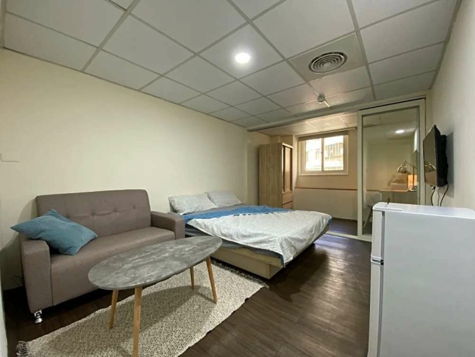 💓府中捷運電梯套房/電費0元/可養寵物/代收垃圾水費都免費（第1張）