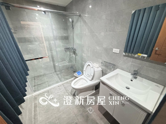 🎉近竹北喜來登/大遠百/12坪大套房/衛浴乾濕分離/台電計費/獨立陽台洗衣機/一層兩戶極單純/全新首租全新家具電🎉（第5張）