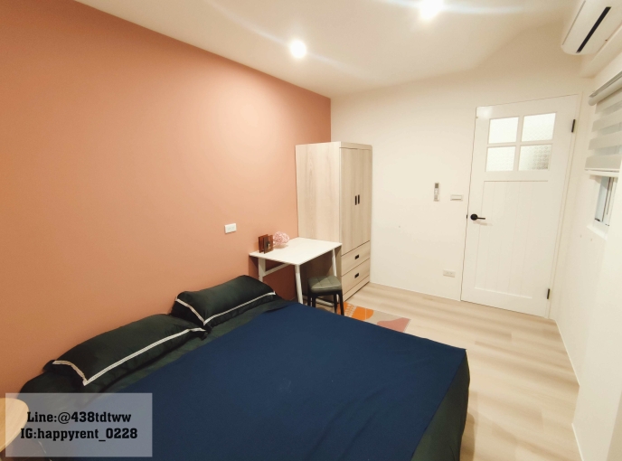 桃園火車站|一房一廳|全新裝潢|流理台|乾濕分離|陽台|獨洗曬 - Image 1