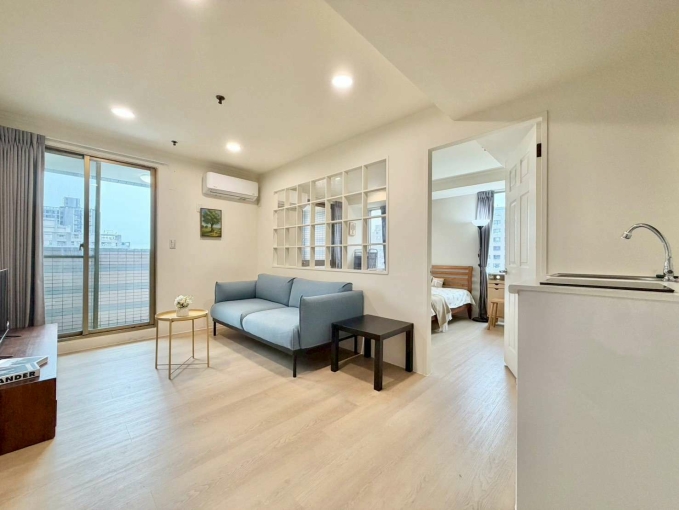 全新裝潢⚡一房一廳⚡可租補⚡台水電⚡雙陽台⚡管理員（第1張）