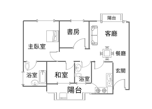 近竹科維多利亞風頂級2+1房(含平面車位) - Image 8