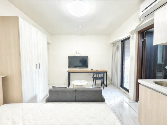 北區衛浴開窗採光通風曉明女中整棟新蓋可租補多間可選陽台獨洗曬流理台雙層冰箱變頻冷氣電梯套房（第6張）