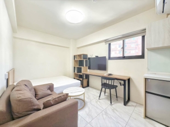 北區衛浴開窗採光通風曉明女中整棟新蓋可租補多間可選陽台獨洗曬流理台雙層冰箱變頻冷氣電梯套房（第2張）