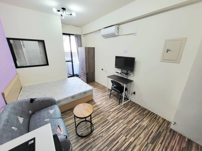 中國醫商圈｜$12000▪︎高質感套房｜陽台獨洗曬｜電梯大樓｜首月租金半價｜可雙租補（第2張）