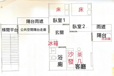安和國小學區美食生活圈天然瓦斯2房1廳1衛1陽台 (皆可雙人床+對外窗）方正通風 - Image 28
