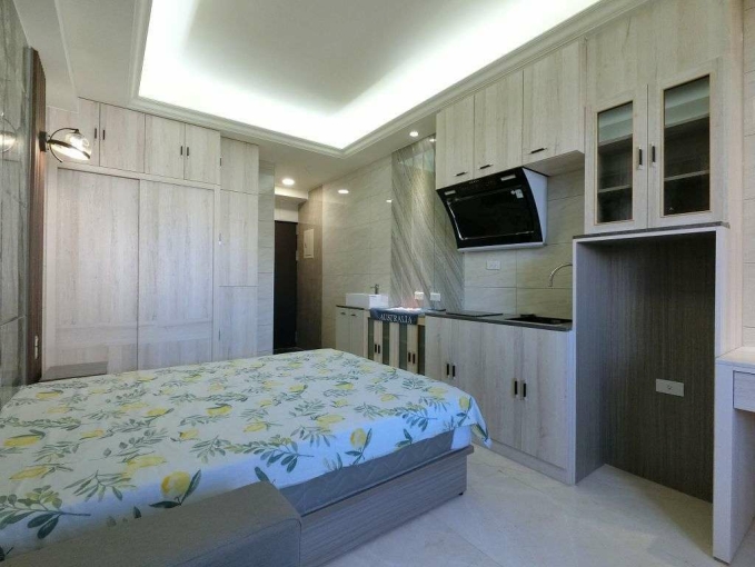 台電+租補☆超新電梯套房*陽台獨洗曬**飲水機*子母車~*（第6張）