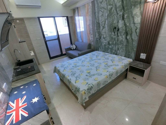 台電+租補☆超新電梯套房*陽台獨洗曬**飲水機*子母車~*（第1張）