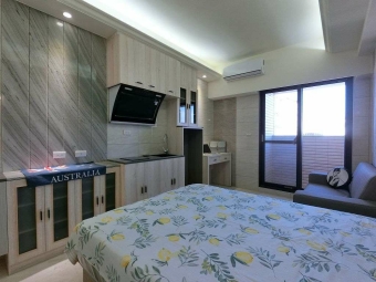 台電+租補☆超新電梯套房*陽台獨洗曬**飲水機*子母車~*（第3張）