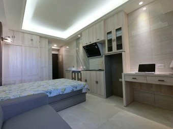 台電+租補☆超新電梯套房*陽台獨洗曬**飲水機*子母車~*（第7張）