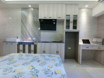 台電+租補☆超新電梯套房*陽台獨洗曬**飲水機*子母車~*（第5張）