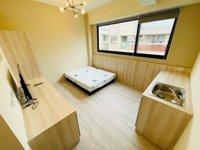 可雙租補@全新完工@電梯套房@飲水機子母車（第1張）