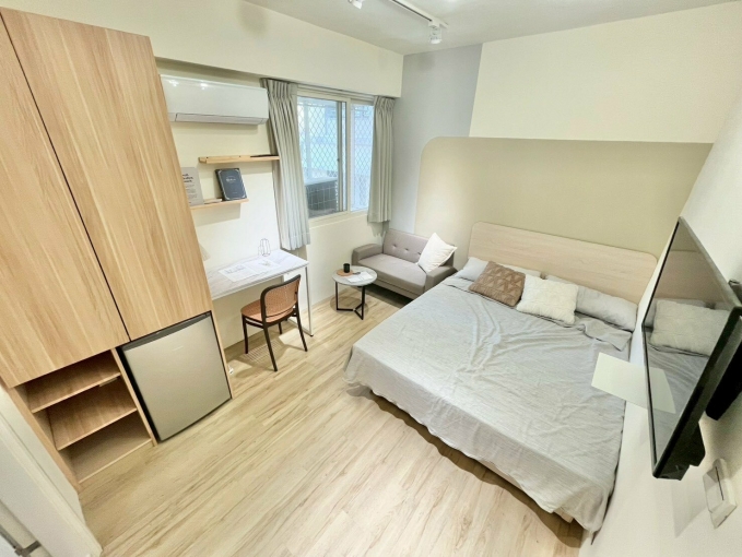 凱屋良緣💖北歐木調風✅可租補🌞系統裝潢🐱可貓貓🎀子母車飲水機（第1張）