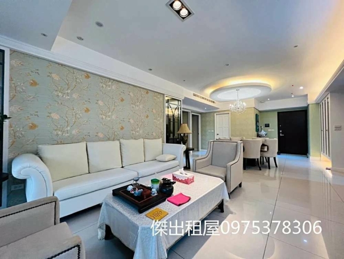 傑出租屋/藝文高檔社區4房車,雙主臥陽台~ - Image 1