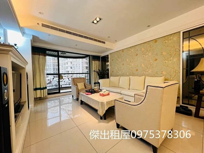 傑出租屋/藝文高檔社區4房車,雙主臥陽台~ - Image 2