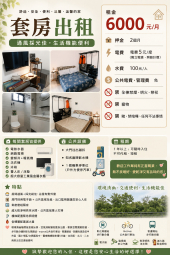 彰化高鐵特區北歐樹景套房 獨洗獨曬可拎包入住(社頭、田中、田尾、北斗、二水南來北往交通便利)（第2張）