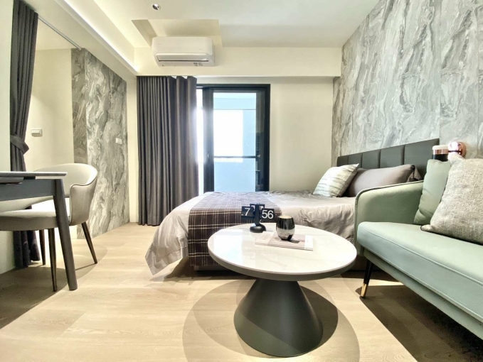 ♡全新木質調質感超美♡管理員代收包裹可戶籍可貓♡（第1張）