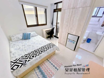 勤益803🉑租補🍎走路到夜市、全聯、楓康超市🍎陽台獨洗曬🍎子母車🍎專屬機車位（第1張）