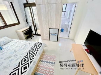 勤益803🉑租補🍎走路到夜市、全聯、楓康超市🍎陽台獨洗曬🍎子母車🍎專屬機車位（第5張）