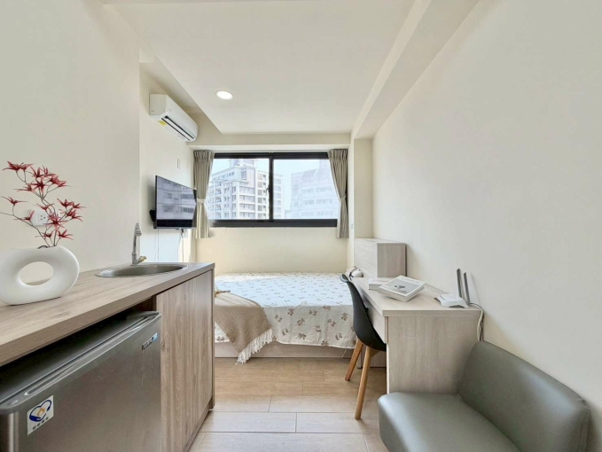 中山醫 | 全新電梯套房🎀可租補✨陽台獨洗曬✅流理台（第2張）